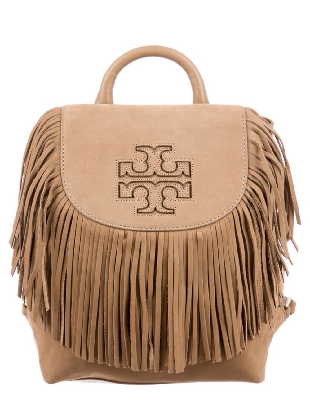 Tory Burch Harper Fringe Mini Backpack 🤎